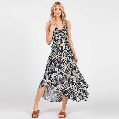 Tropical Midi Sundress
