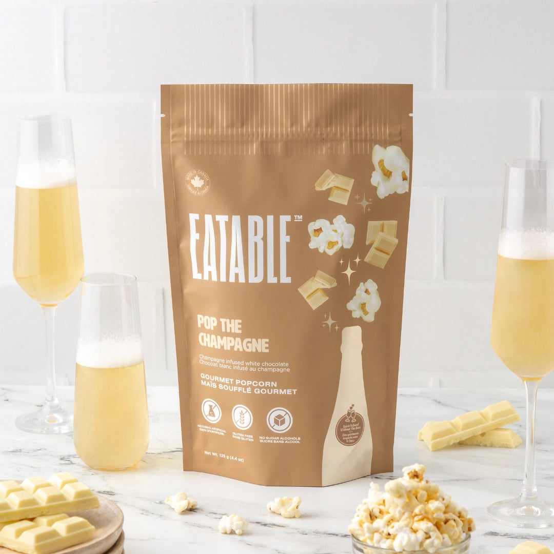 champagne gourmet popcorn