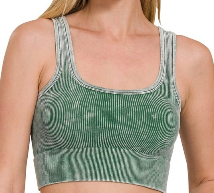 Ribbed Bralette Without Padding