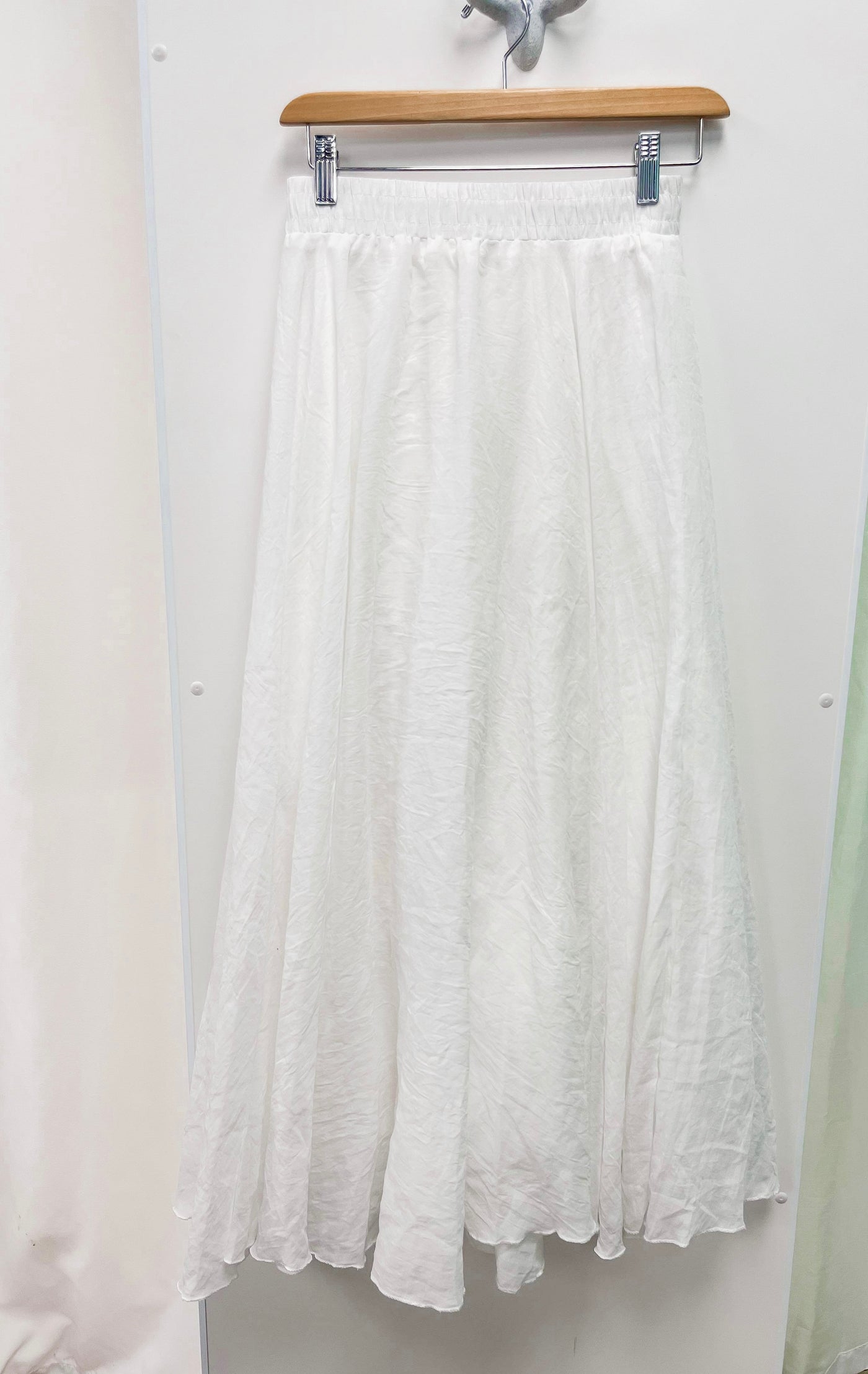 White Cotton Beach Skirt