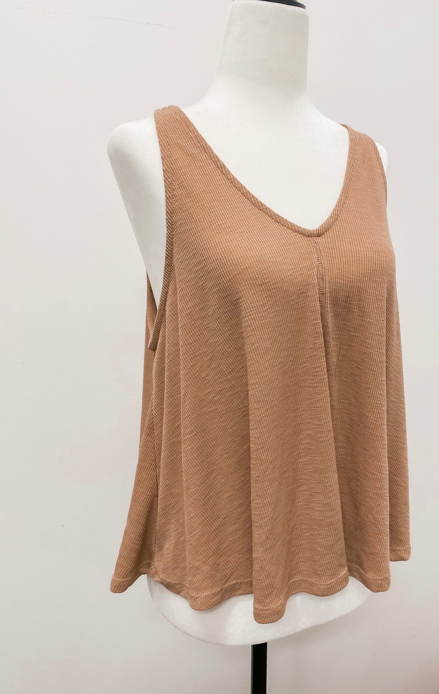 Free People Tan Low Back Tank