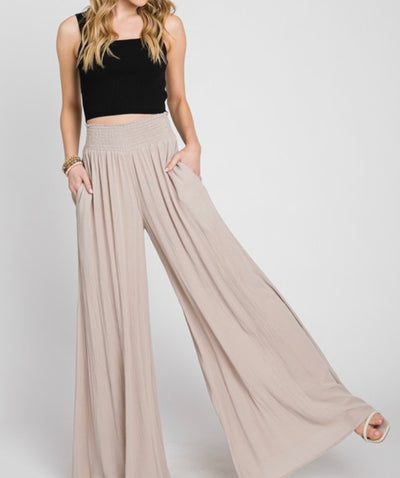 Stone Lounge Wide Leg Pants