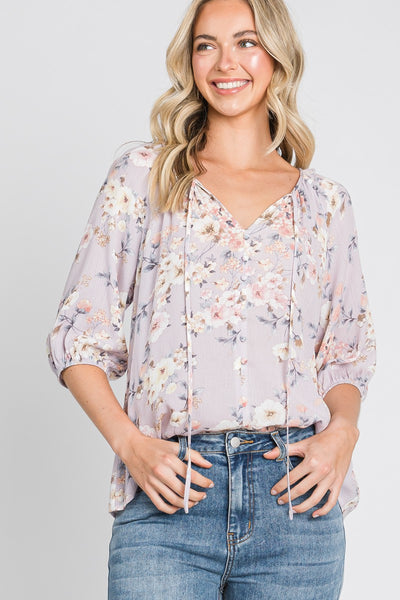 Lavender Garden Blouse