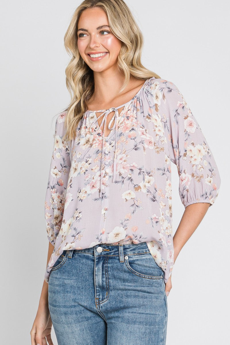 Lavender Garden Blouse