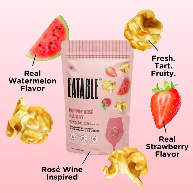 Rose gourmet popcorn